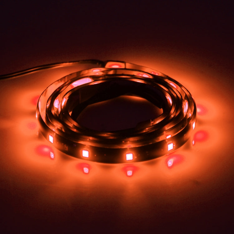 5 PCS 120cm 60 LED Water-resistant Flexible Car Strip Light, DC 12V(Yellow Light)