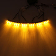 6W 450LM 6 x 3-LED Yellow Light 577nm Car Strobe Flash Warning Light Signal Lamp, DC 12V