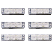 6W 450LM 6 x 3-LED Yellow Light 577nm Car Strobe Flash Warning Light Signal Lamp, DC 12V