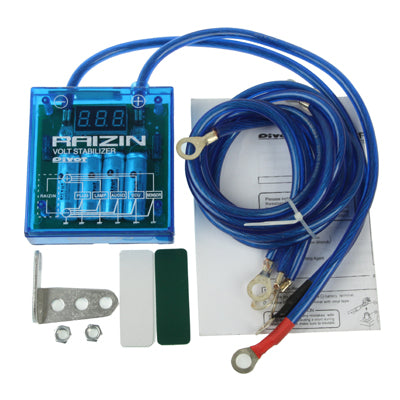 PIVOT Mega Raizin Voltage Stabilizer, High Capacity System & Battery Performance Monitor, DC 12V(Blue)