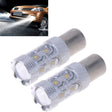 2PCS 1157/BAY15D 650 Lumen 50W 10-3535-LEDs 6500K White Light Car Brake Light, DC 12-24V - Brake Lights by PMC TechLife | Online Shopping South Africa | PMC TechLife | Buy Now Pay Later Mobicred