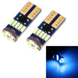 2PCS T10 3W 450LM ICE Blue Light 15 LED 4014 SMD LED Decode Error-Free Canbus Car Clearance Lamp,DC12V(Ice Blue Light) - Clearance Lights by PMC TechLife | Online Shopping South Africa | PMC TechLife | Buy Now Pay Later Mobicred