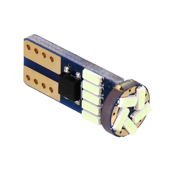 2PCS T10 3W 450LM ICE Blue Light 15 LED 4014 SMD LED Decode Error-Free Canbus Car Clearance Lamp,DC12V(Ice Blue Light)