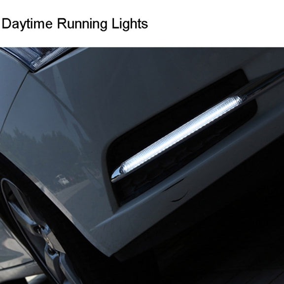 2 PCS 2x 2W Water-resistant Eagle Eye Light White LED Light for Vehicles, Cable Length: 60cm(Silver)