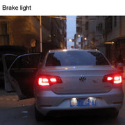2 PCS 2x 2W Water-resistant Eagle Eye Light White LED Light for Vehicles, Cable Length: 60cm(Silver)