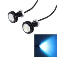 2 PCS 3W  Waterproof Eagle Eye light LED Light for Vehicles, Cable Length: 60cm(Ice Blue Light) - Eagle Eye Lamps by PMC TechLife | Online Shopping South Africa | PMC TechLife