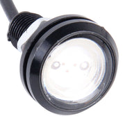 2 PCS 2x 3W 120LM Water-resistant Eagle Eye light  White LED Light for Vehicles, Cable Length: 60cm(Red)