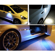 2 PCS 2x 3W 120LM Water-resistant Eagle Eye Light White LED Light for Vehicles, Cable Length: 60cm(Silver)