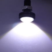 2 PCS 2x 3W 120LM Water-resistant Eagle Eye light  White LED Light for Vehicles, Cable Length: 60cm(Black)