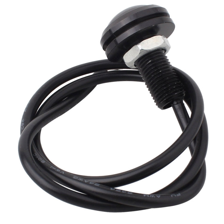 2 PCS 22.5mm 2W 200LM White + Yellow Light 4 LED SMD 5630 Eagle Eye Car Steering Light Daytime Running Light(Black)