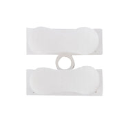 100 PCS 2 Way Push Quick Cable Connector Terminal Wiring Terminal 220V 2A(White)