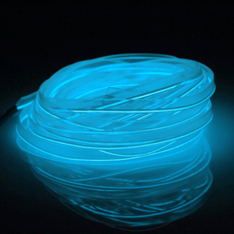 Water-resistant Flat Flexible Car Strip Light with Driver for Car Decoration, Length: 5m (Ice Blue Light)