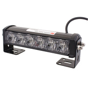 2 PCS  6 inch 6 LED 2 x 18W Car Flash Warning Light Yellow Change White Water-resistant Emergency Light, DC 12V