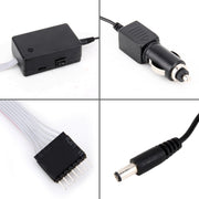 5 Colors Music Active EL Car Sticker Equalizer with Car Charger, Size: 90cm x 10cm