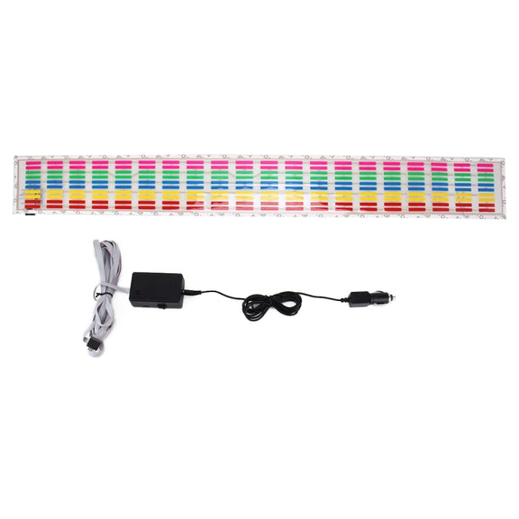5 Colors Music Active EL Car Sticker Equalizer with Car Charger, Size: 90cm x 10cm