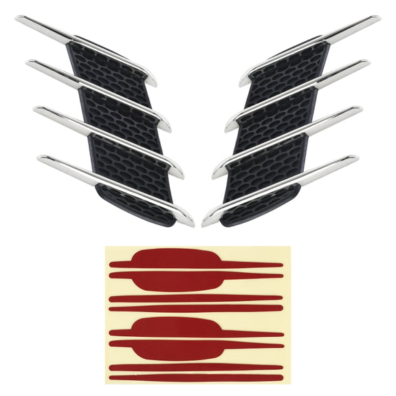 High Quality Car Decorative Stickers (2 pcs in one packaging, the price is for 2 pcs)(Black)