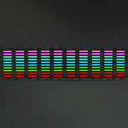 5 Colors Car Music Rhythm Lamp Car Sticker Equalizer with Car Charger, Size: 70cm x 16cm