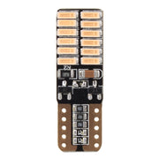 2 PCS T10 4.8W 720LM Pink Light 24 SMD 4014 LED Error-Free Canbus Car Clearance Lights Lamp, DC 12V