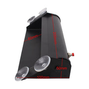8W 800LM 8-LED White + Yellow Light 3-Modes Adjustable Angle Car Strobe Flash Dash Emergency Light Warning Lamp with Suckers, DC 12V