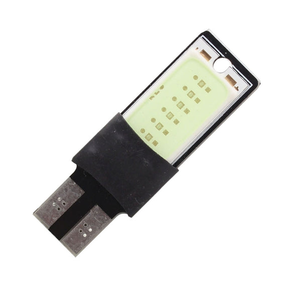 2 PCS T10 6W 180LM Ice Blue Light Double-Faced 2 COB LED Decode Canbus Error-Free Car Clearnce Reading Lamp, DC 12V