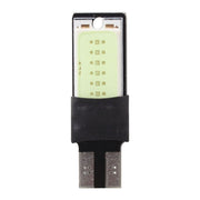 2 PCS T10 6W 180LM Ice Blue Light Double-Faced 2 COB LED Decode Canbus Error-Free Car Clearnce Reading Lamp, DC 12V