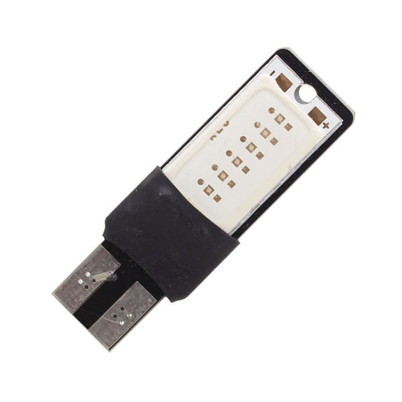 2 PCS T10 6W 180LM Blue Light Double-Faced 2 COB LED Decode Canbus Error-Free Car Clearnce Reading Lamp, DC 12V