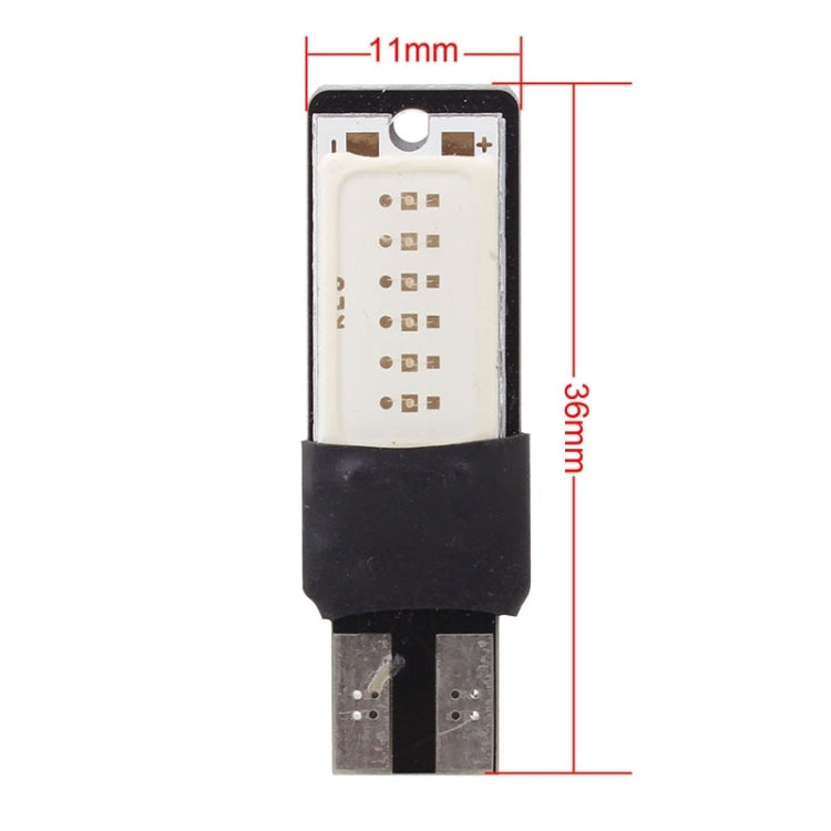 2 PCS T10 6W 180LM Blue Light Double-Faced 2 COB LED Decode Canbus Error-Free Car Clearnce Reading Lamp, DC 12V