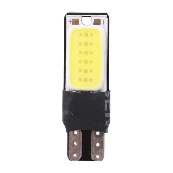 2 PCS T10 6W 180LM White Light Double-Faced 2 COB LED Decode Canbus Error-Free Car Clearnce Reading Lamp, DC 12V