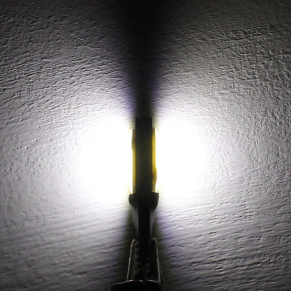 2 PCS T10 6W 180LM White Light Double-Faced 2 COB LED Decode Canbus Error-Free Car Clearnce Reading Lamp, DC 12V