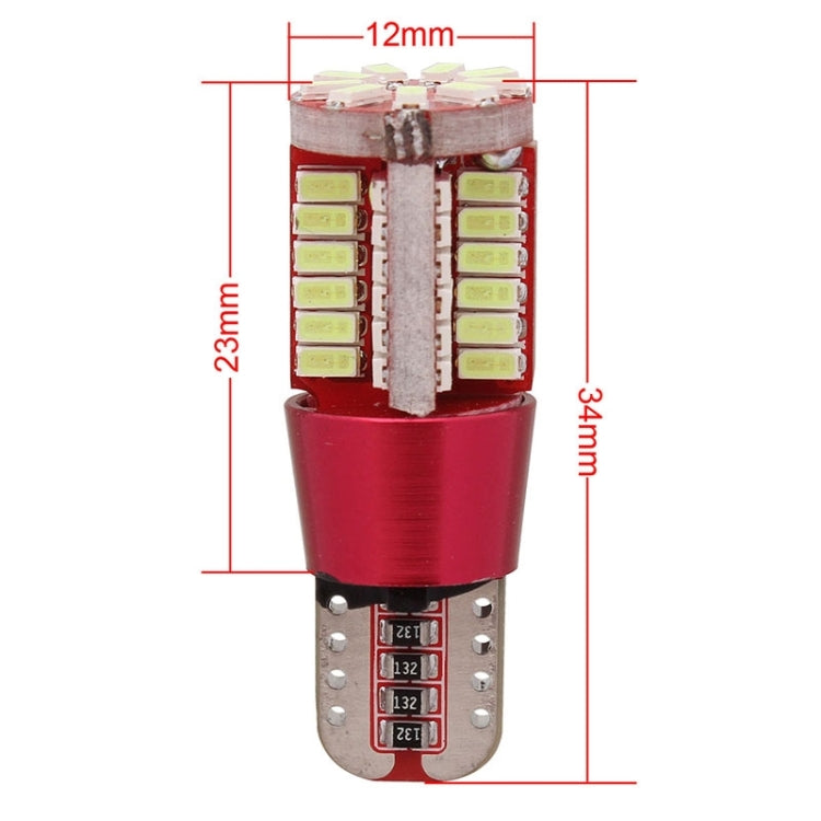 2 PCS T10 5W 285LM Ice Blue Light 57 SMD 4014 LED Error-Free Canbus Car Clearance Lights Lamp, DC 12V
