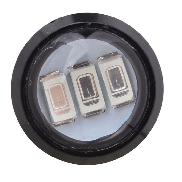 2 PCS 22.5mm 1.5W 150LM Blue Light 3 LED SMD 5630 Spotlight Eagle Eye Light Daytime Running Light for Vehicles