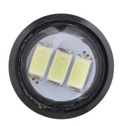 2 PCS  22.5mm 1.5W 150LM White Light 3 LED SMD 5630 Spotlight Eagle Eye Light Daytime Running Light for Vehicles