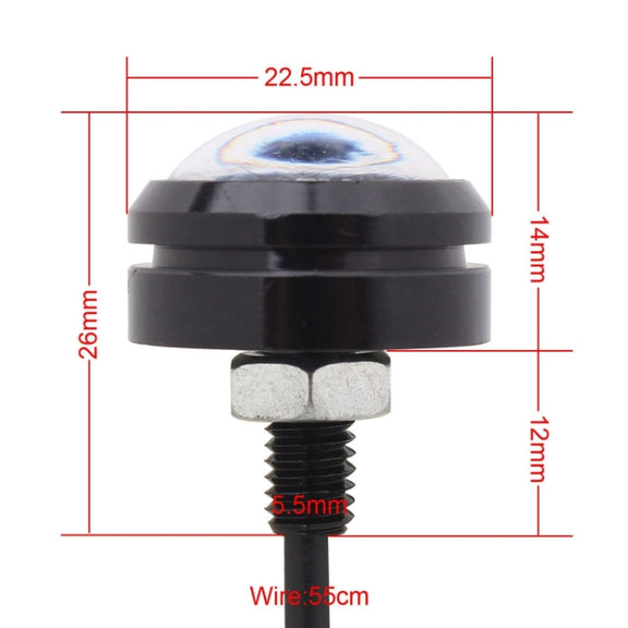 2 PCS  22.5mm 1.5W 150LM White Light 3 LED SMD 5630 Spotlight Eagle Eye Light Daytime Running Light for Vehicles
