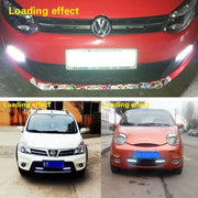 2 PCS 6W*2 DRL LED Blue Light Bar Car Light Source Water-resistant Daytime Running Lights, DC 12V