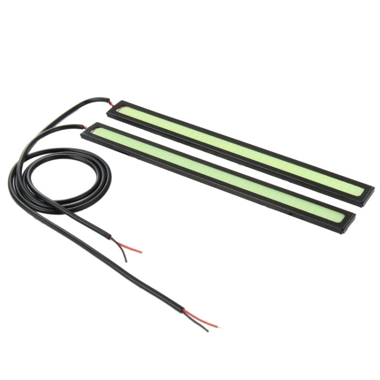 2 PCS 6W*2 DRL LED ICE Blue Light Bar Car Light Source Water-resistant Daytime Running Lights, DC 12V