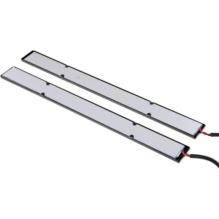 2 PCS 6W*2 DRL LED ICE Blue Light Bar Car Light Source Water-resistant Daytime Running Lights, DC 12V