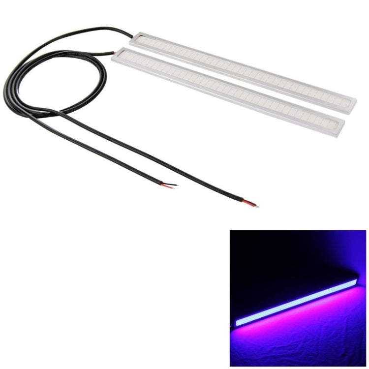 2 PCS 6W*2 DRL LED Blue Light Bar Car Light Source Water-resistant Daytime Running Lights, DC 12V
