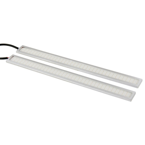 2 PCS 6W*2 DRL LED Blue Light Bar Car Light Source Water-resistant Daytime Running Lights, DC 12V