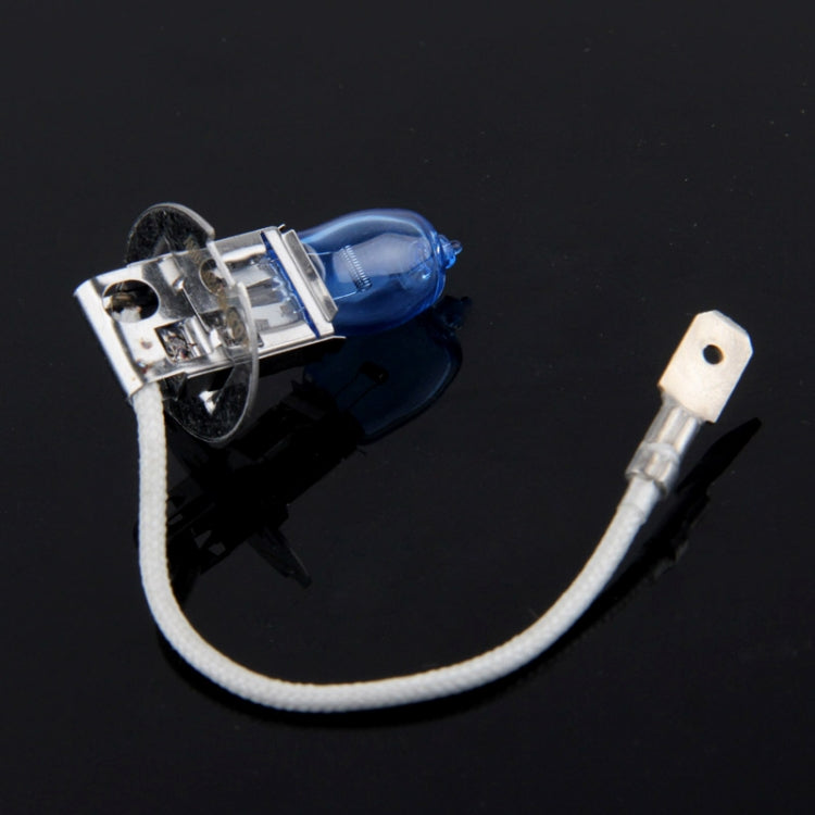 HOD H3 Halogen Bulb, Super White Car Headlight Bulb, 12 V / 100W, 6000K 2400 LM (Pair)
