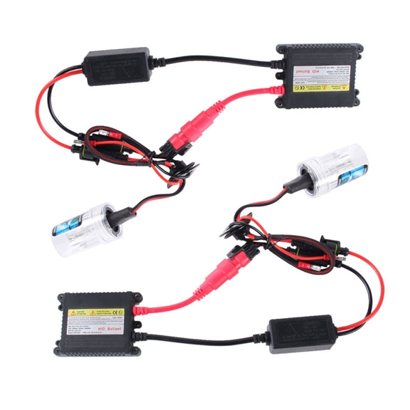 DC12V 35W 2x H7 Slim HID Xenon Light, High Intensity Discharge Lamp, Color Temperature: 6000K