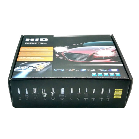 DC12V 35W 2x H7 Slim HID Xenon Light, High Intensity Discharge Lamp, Color Temperature: 6000K