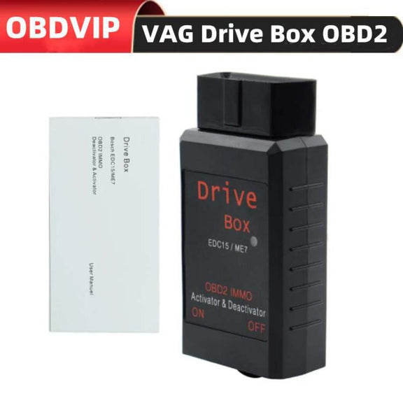 VAG Drive Box EDC15/ME7 OBDII IMMO Deactivator Activator(Black)