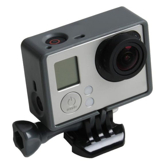 TMC High Quality Tripod Cradle Frame Mount Housing for GoPro HERO4 /3+ /3, HR191(Grey)