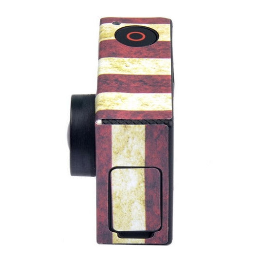Retro US Flag Pattern Case Sticker for GoPro HERO3+ /3