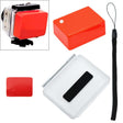 Floaty Sponge Waterproof Case Backdoor Cover with Adhesive Sticker + Lanyard for GoPro HERO4 /3+ - Waterproof Cases by PMC TechLife | Online Shopping South Africa | PMC TechLife | Buy Now Pay Later Mobicred