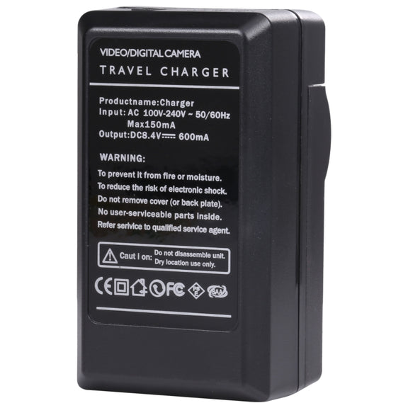 Digital Camera Battery Car Charger for Panasonic VBN130 / D54S Lithium Battery(Black)