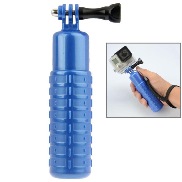 Bobber Floating Hand Grip Handheld Mount with Wrist Strap + Screw for GoPro, Insta360, DJI and Other Action Cameras(Blue)