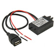 12V To 5V USB Car Power Charger Adapter Step Down Module DC-DC Converter for GPS / Vehicle Recorder - Voltage Stabilizer by PMC TechLife | Online Shopping South Africa | PMC TechLife | Buy Now Pay Later Mobicred