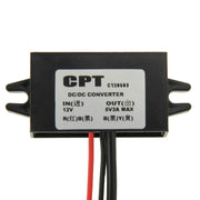 12V To 5V USB Car Power Charger Adapter Step Down Module DC-DC Converter for GPS / Vehicle Recorder