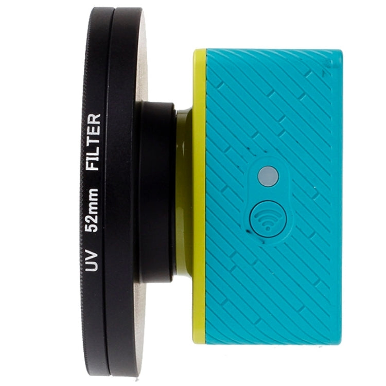 52mm UV Filter Lens Filter with Cap for Xiaomi Xiaoyi 4K+ / 4K, Xiaoyi Lite, Xiaoyi  Sport Camera